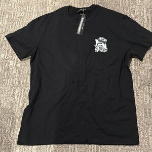 Amiri Snake Black T Shirt Designer Tee Men’s XL Rattlesnake Double Sided